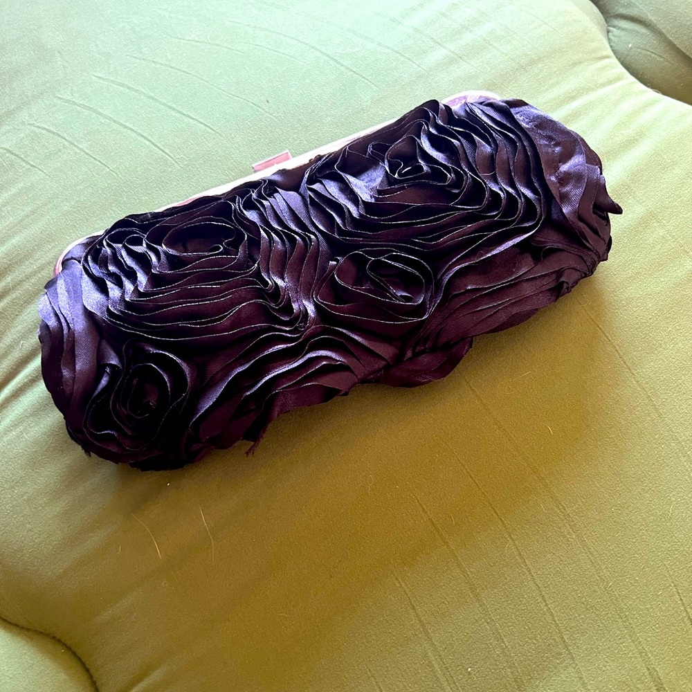 Black clutch purse